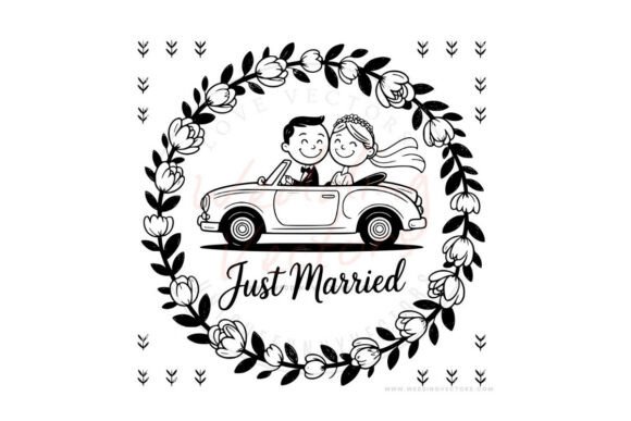 Charming Wedding Art: Meet the Adorable Couple 127