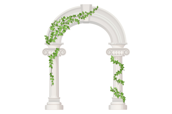 Green Creeper on Stone Arch: A Wedding Garden Gate Design