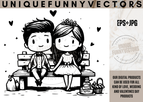 Love and Wedding Illustrations 246: Capturing Emotion in Every Design