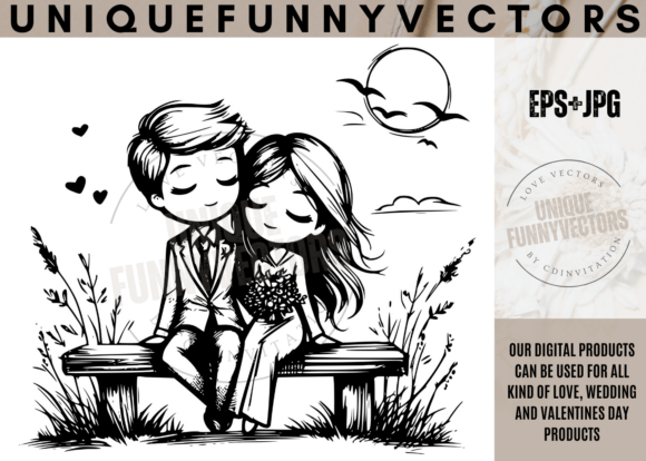 Love and Wedding Illustrations 249: The Perfect Creative Asset
