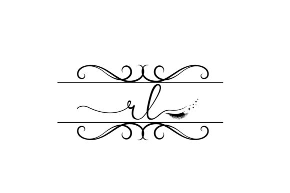Monogram Wedding Black Frame: Elegant Design Assets for Modern Projects