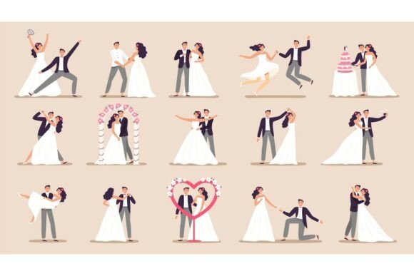 Wedding Couples: The Elegant Display Font for Bridal Designs